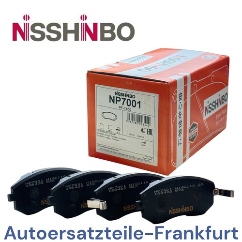 Nisshinbo bremsbeläge vorne - nisshinbo,