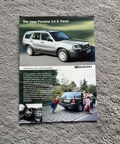 Subaru forester x - x, trend